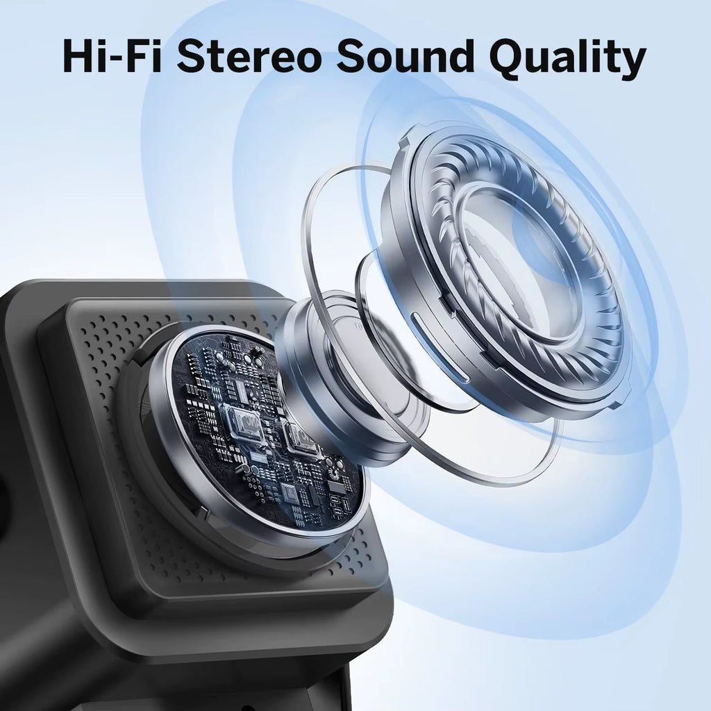 5 in 1 Auto-Induction 5000Mah Wireless Induction Speaker 8 RGB Lights HIFI Sound Portable Bluetooth Phone Holder Gifts