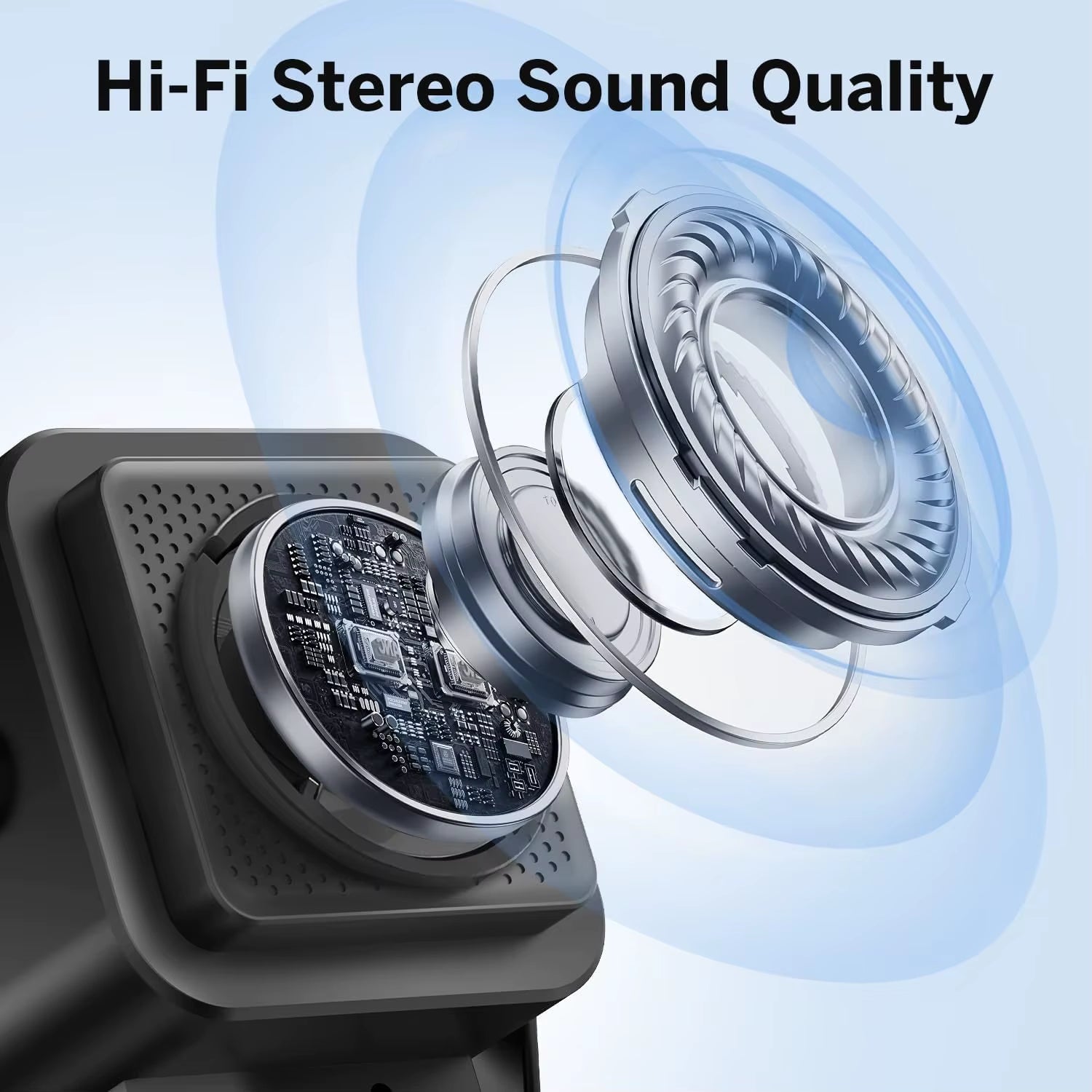 5 in 1 Auto-Induction 5000Mah Wireless Induction Speaker 8 RGB Lights HIFI Sound Portable Bluetooth Phone Holder Gifts